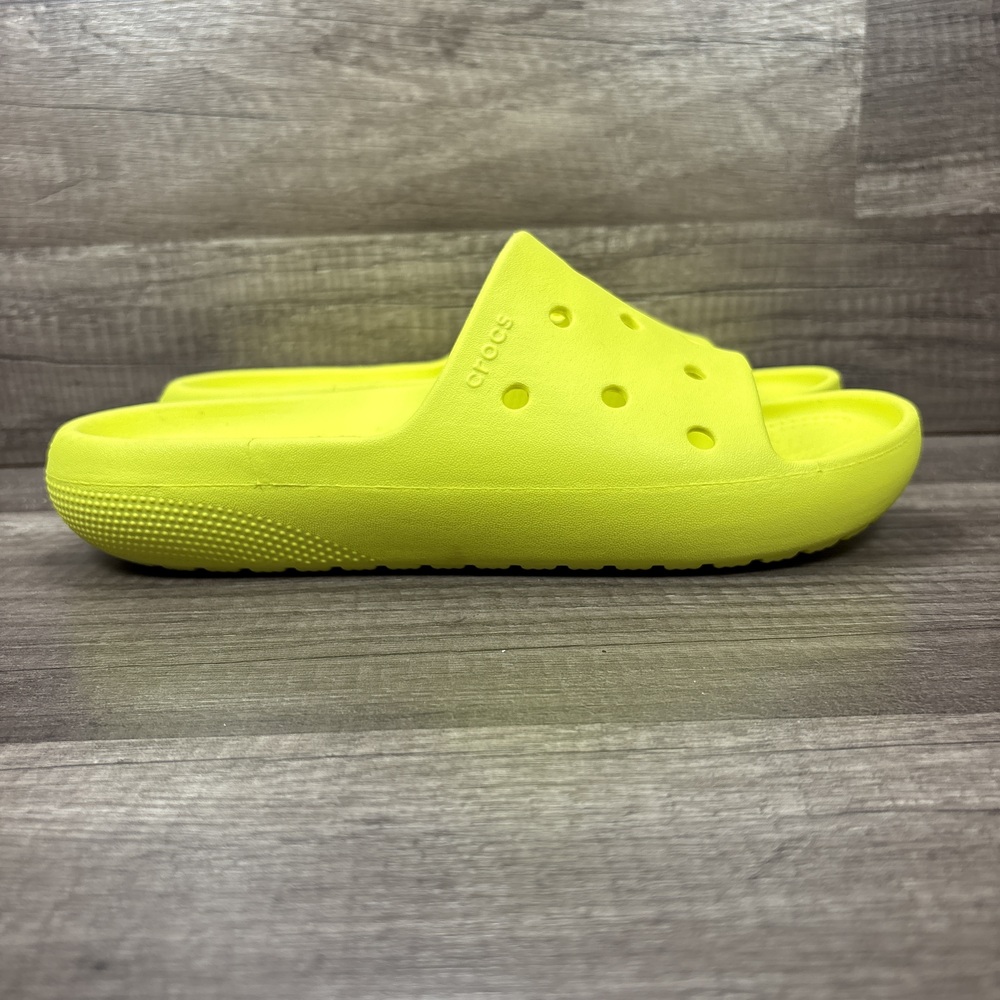 Crocs Slides Yellow Womens US Size 10 Sandals
